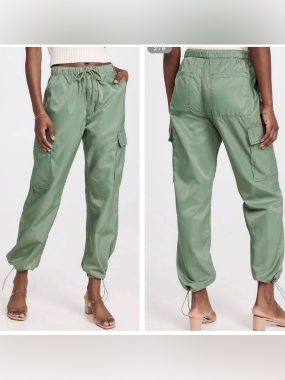 PISTOLA Lightweight Cargo Pants in Bluff Green Size Medium Like New